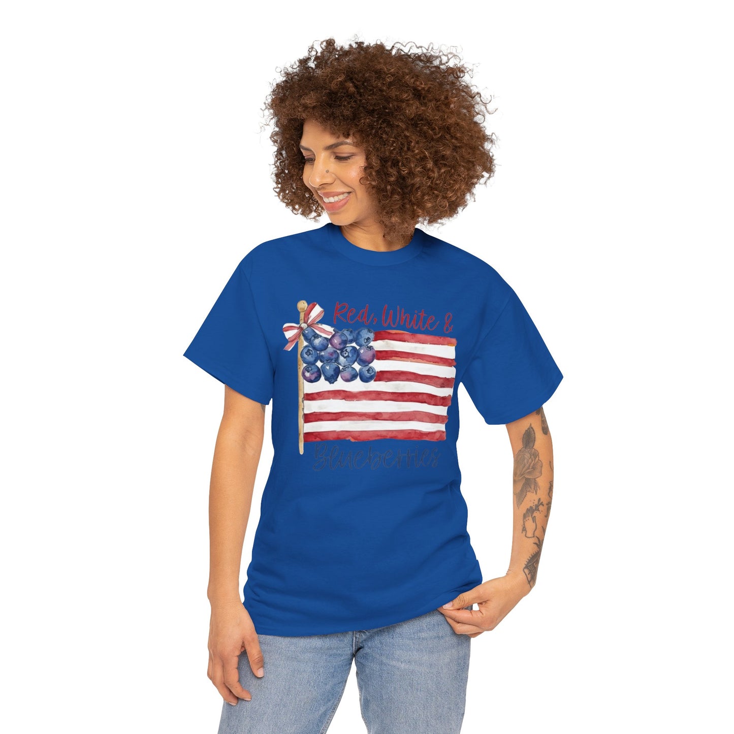 Red, White & Blueberries Tee