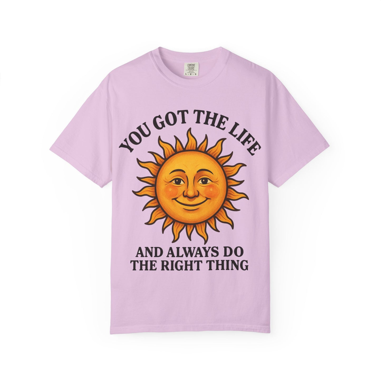 Sunny Vibes T-Shirt, Inspirational Tee for Positive Energy, Gift for Friends, Summer Fashion, Relaxed Lifestyle Wear