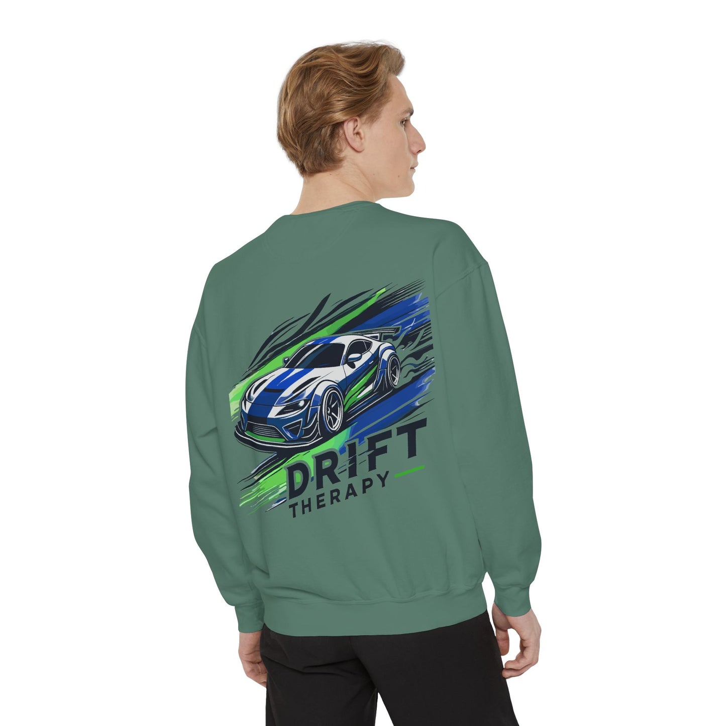 Unisex Sweatshirt - Control the Chaos, Drift Therapy, Casual Wear, Gift for Car Lovers, Everyday Comfort, Streetwear Style