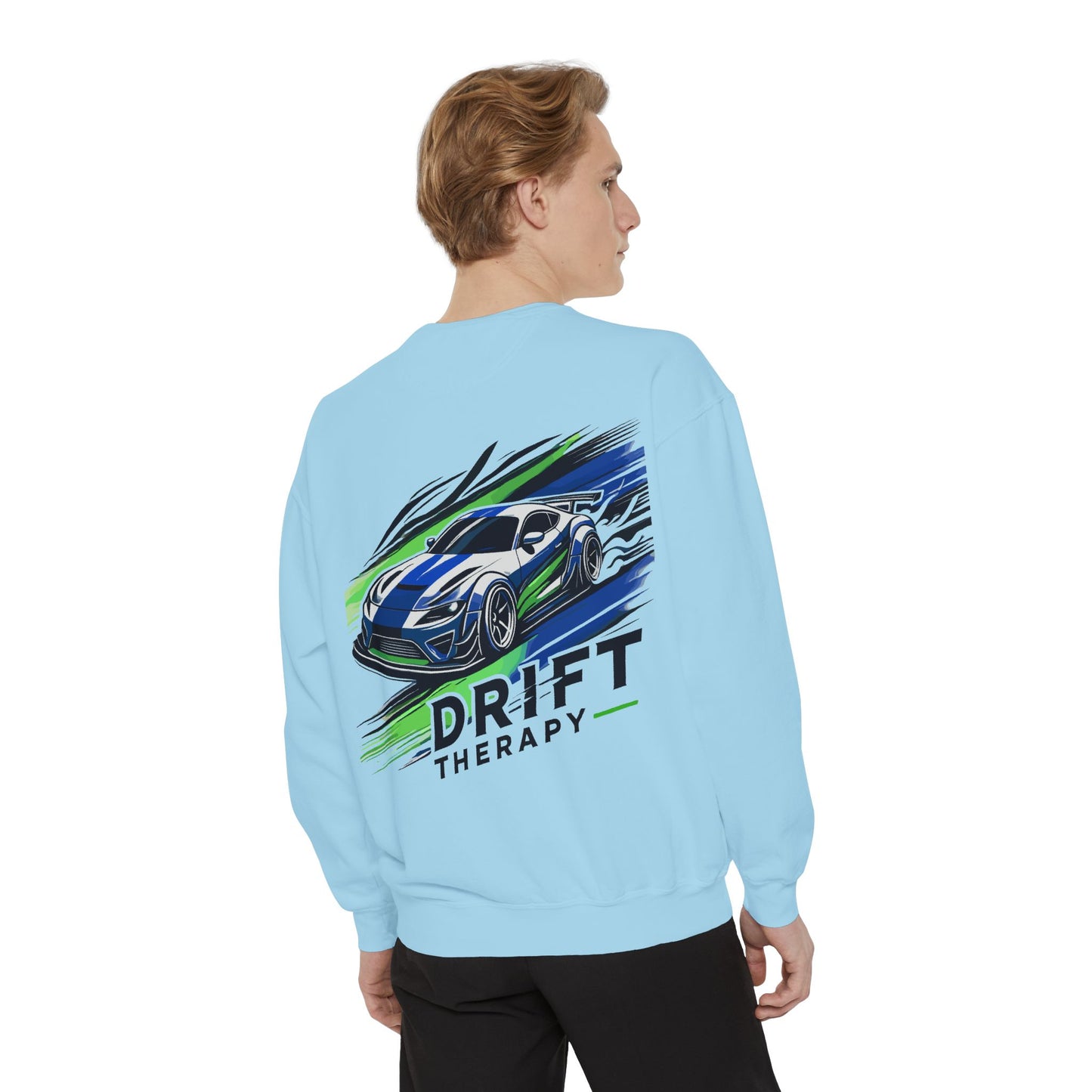 Unisex Sweatshirt - Control the Chaos, Drift Therapy, Casual Wear, Gift for Car Lovers, Everyday Comfort, Streetwear Style