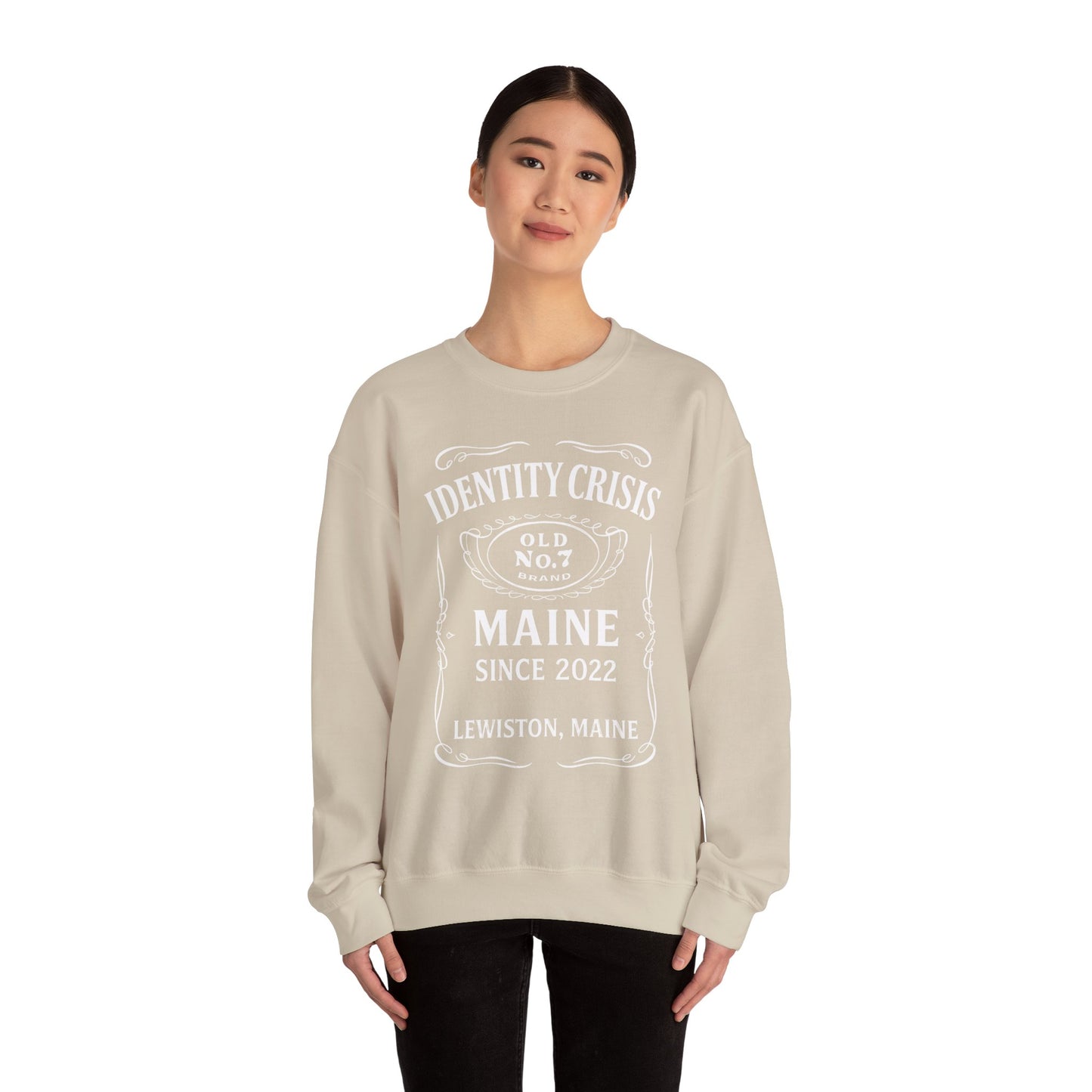 Identity Crisis Unisex Crewneck Sweatshirt Jack Daniel's Edition
