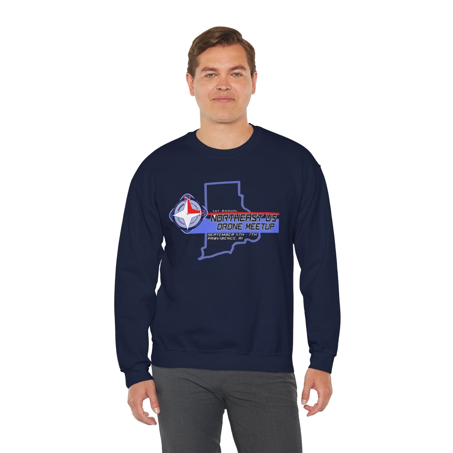 Inaugural Northeast Drone Meetup Crewneck Sweatshirt