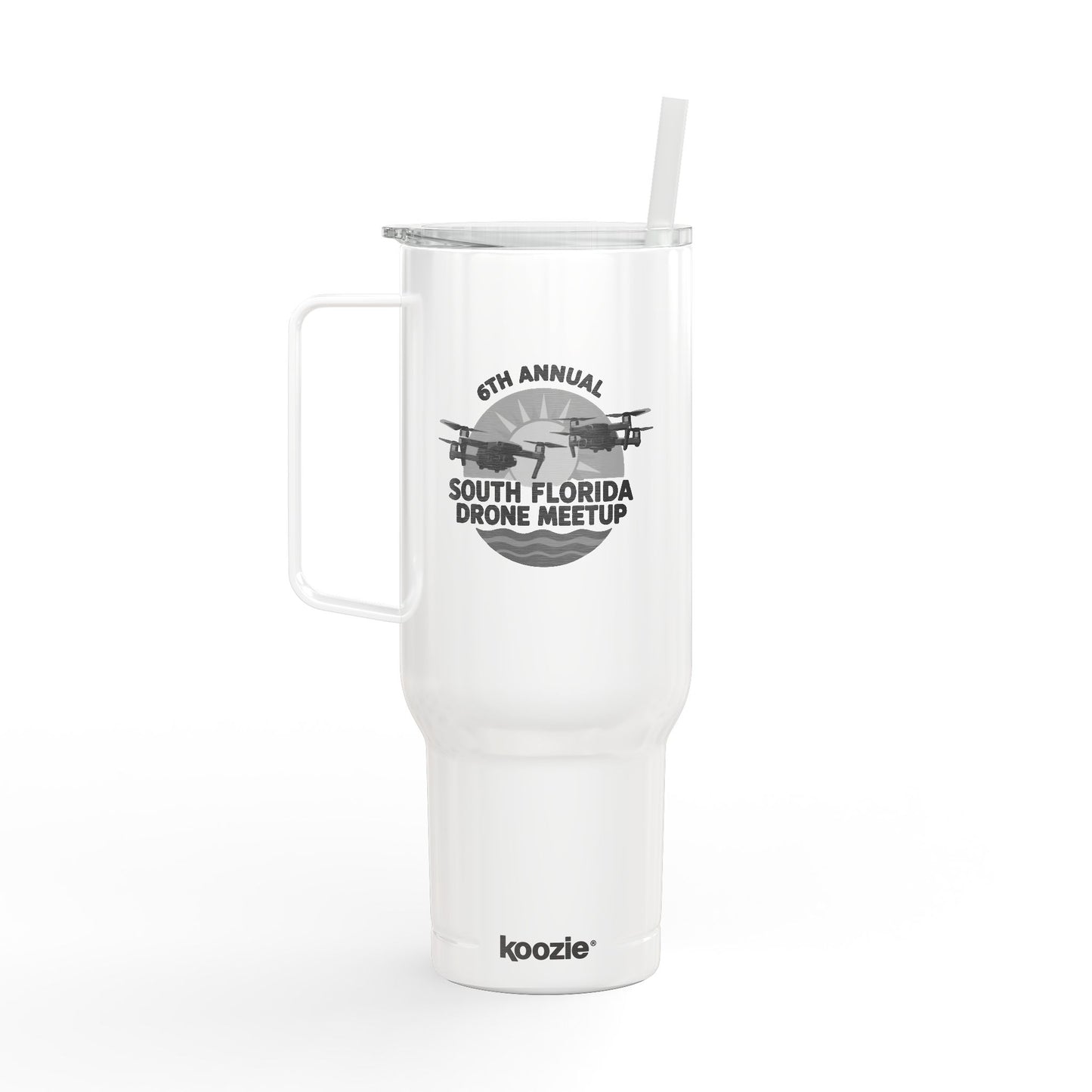 6th Annual South Florida Drone Meetup Insulated Tumbler for Hot & Cold Beverages, 40oz