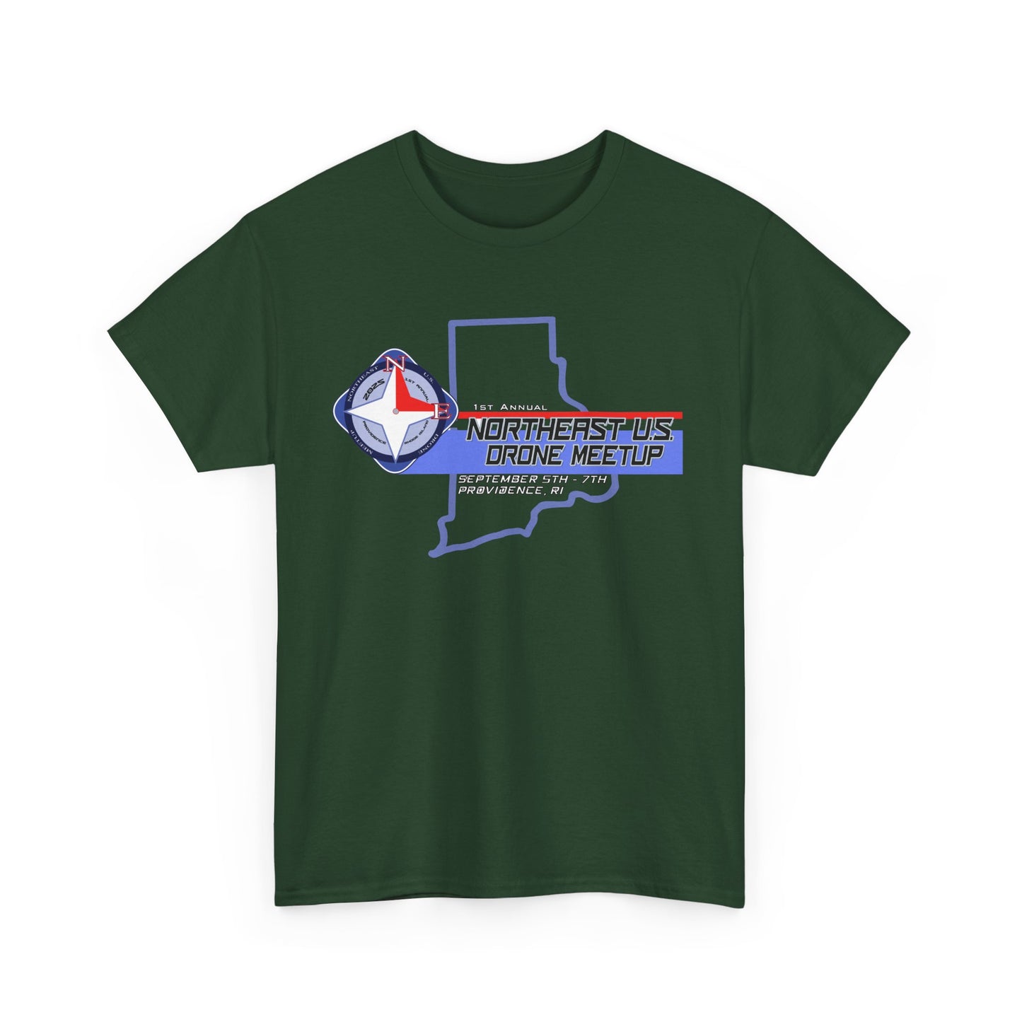 Inaugural Northeast Drone Meetup Unisex Tee, Drone