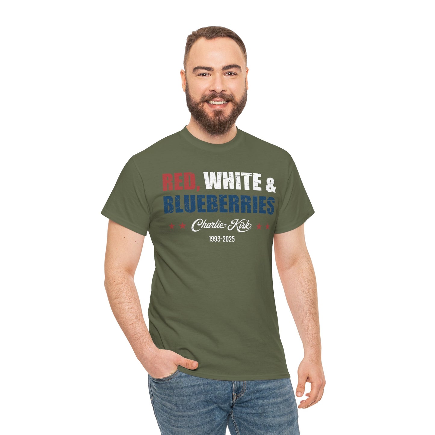 Red, White & Blueberries Tee