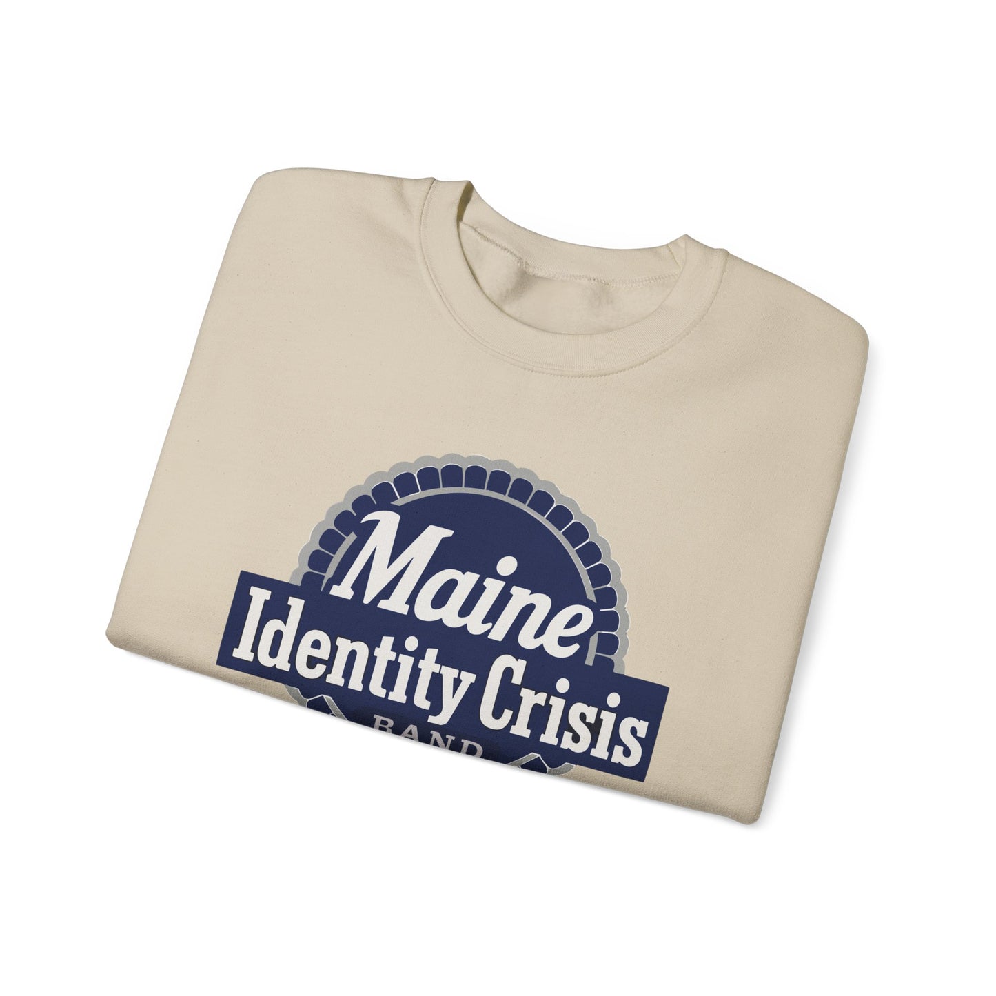 Identity Crisis Unisex Crewneck Sweatshirt Pabst Blue Ribbon Edition