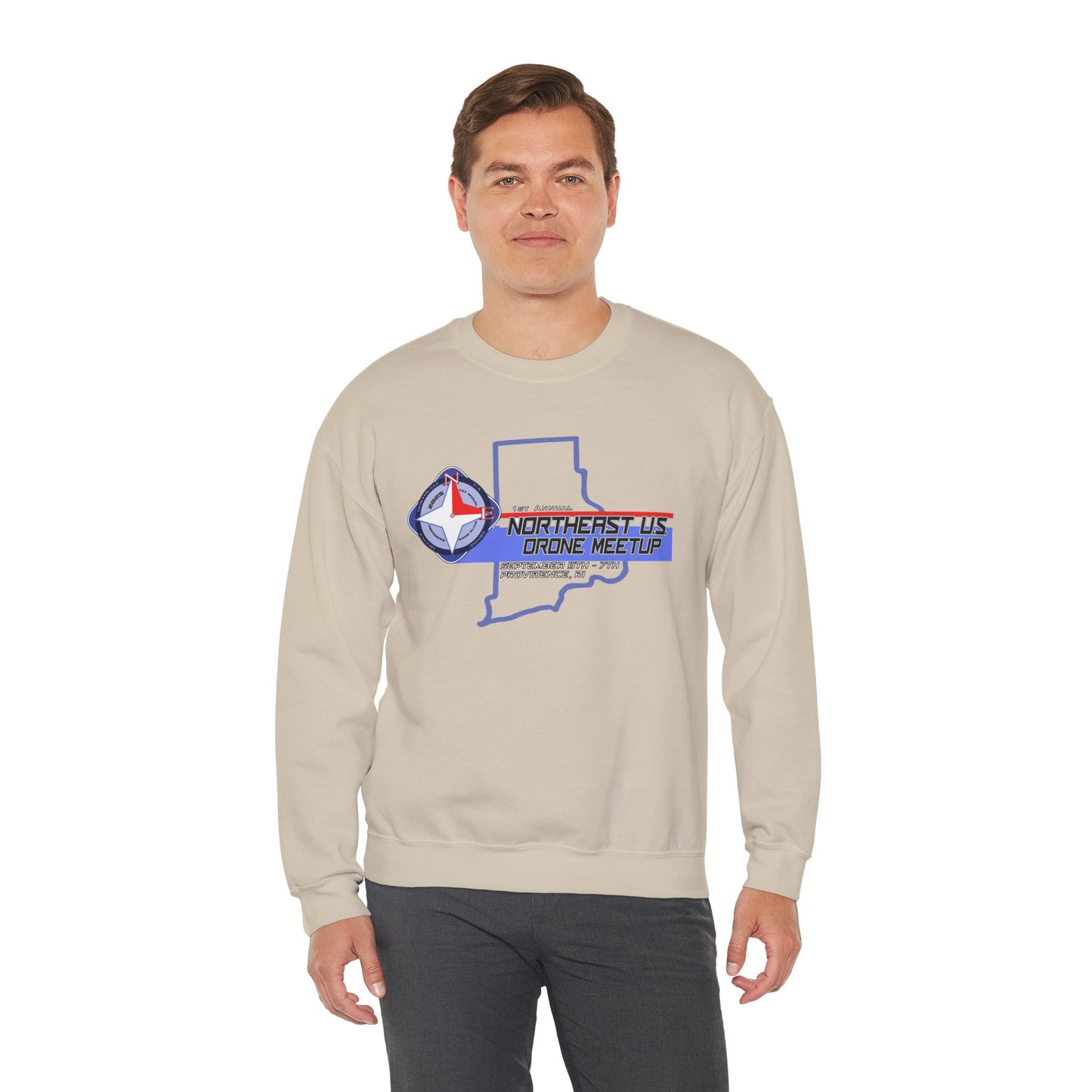 Inaugural Northeast Drone Meetup Crewneck Sweatshirt