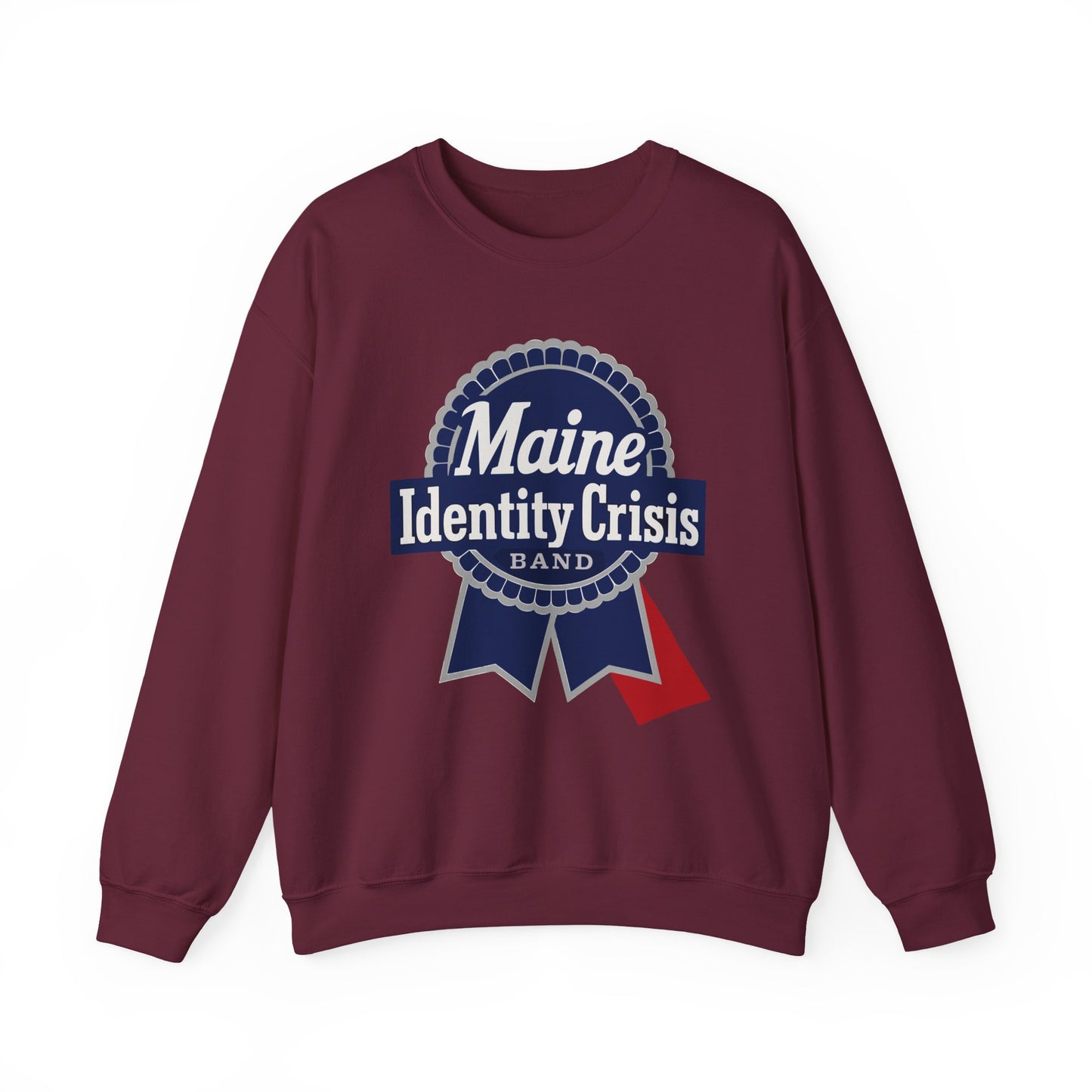 Identity Crisis Unisex Crewneck Sweatshirt Pabst Blue Ribbon Edition