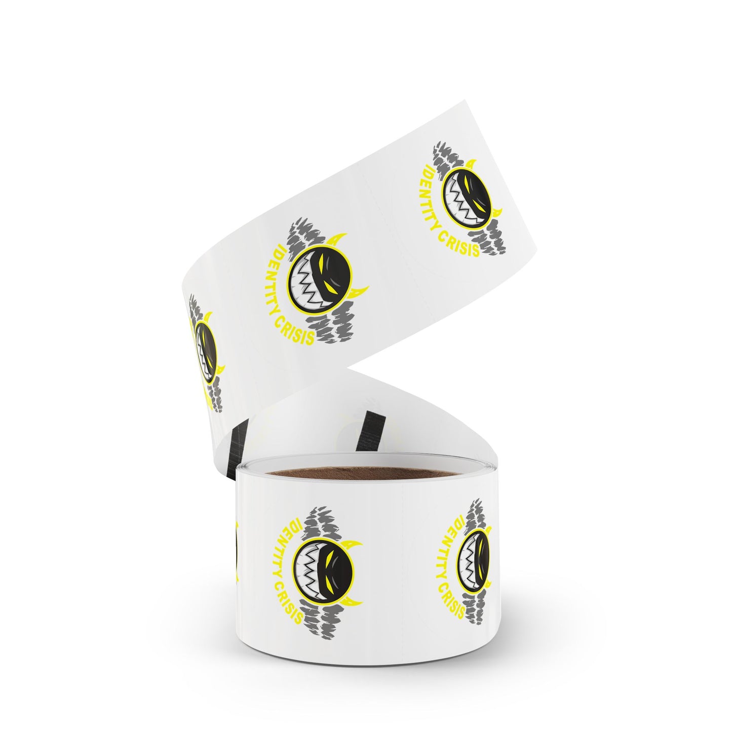 Identity Crisis Round Sticker Rolls