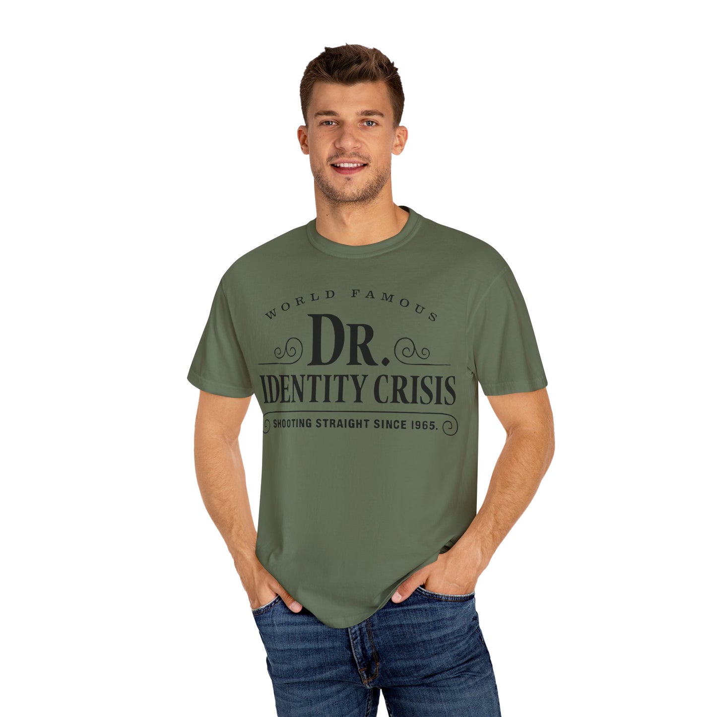 Unisex Identity Crisis T-shirt Dr. McGillicuddy's Edition