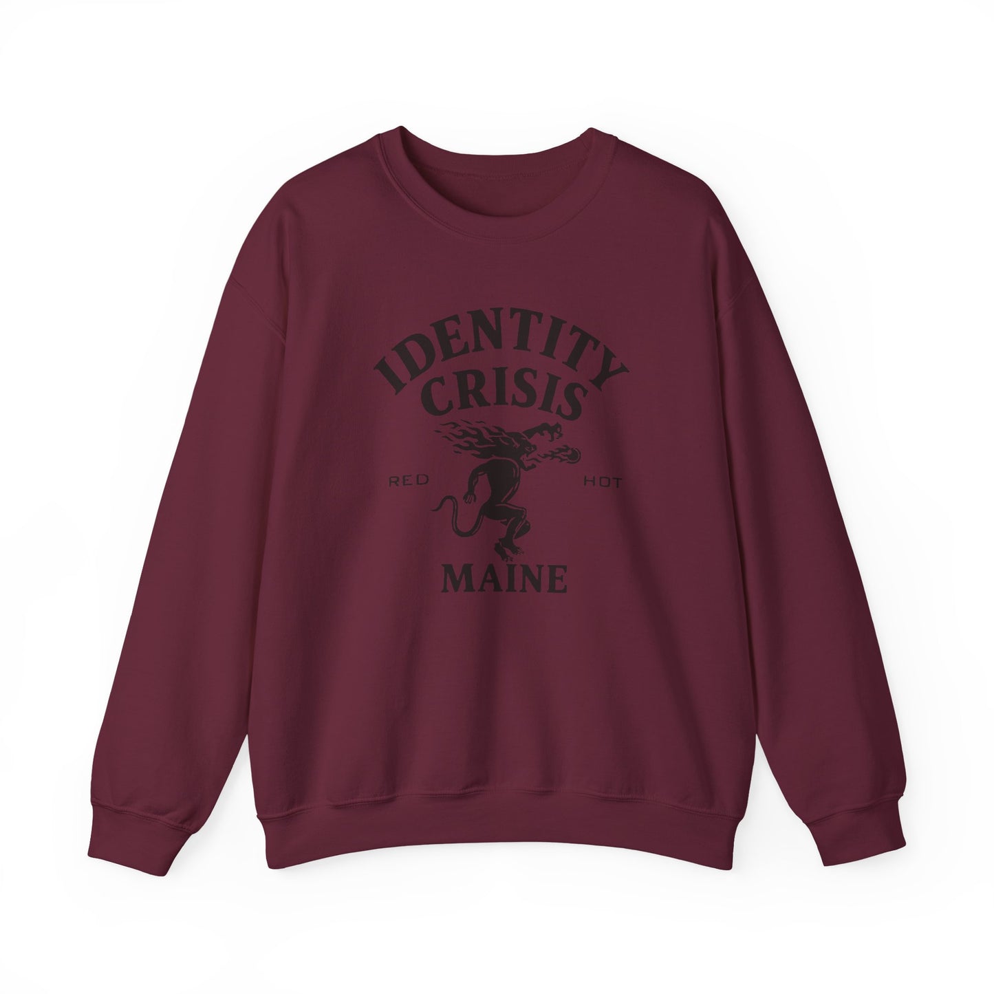 Identity Crisis Unisex Crewneck Sweatshirt Fireball Edition