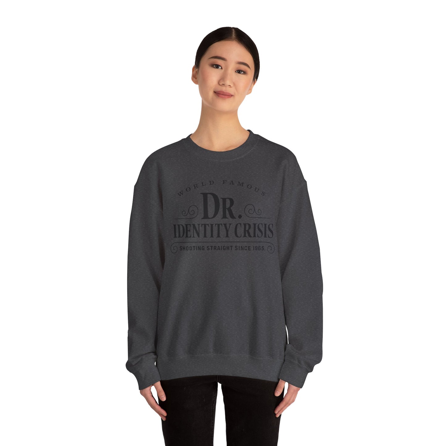 Identity Crisis Unisex Crewneck Sweatshirt Dr. McGillicuddy's Edition