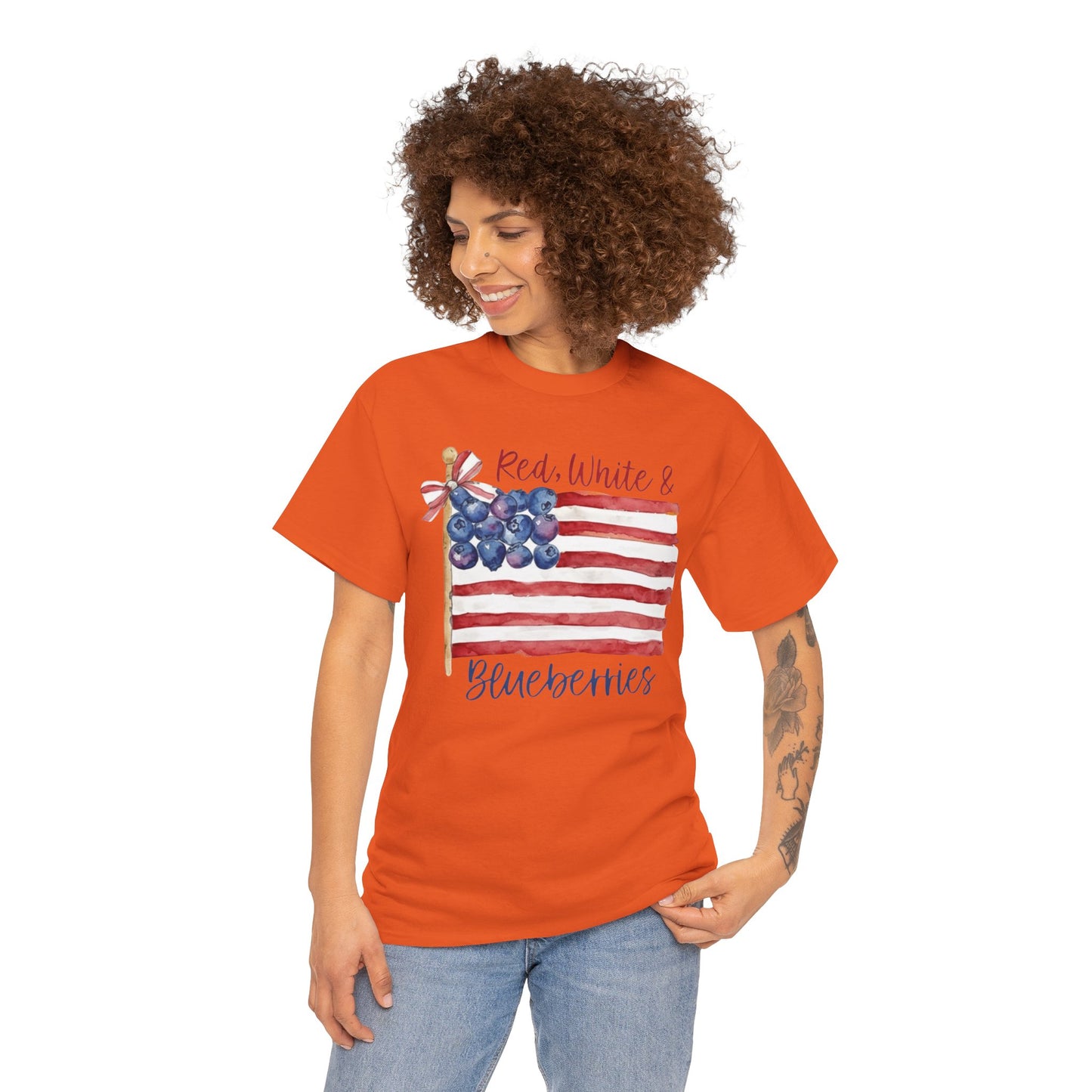 Red, White & Blueberries Tee