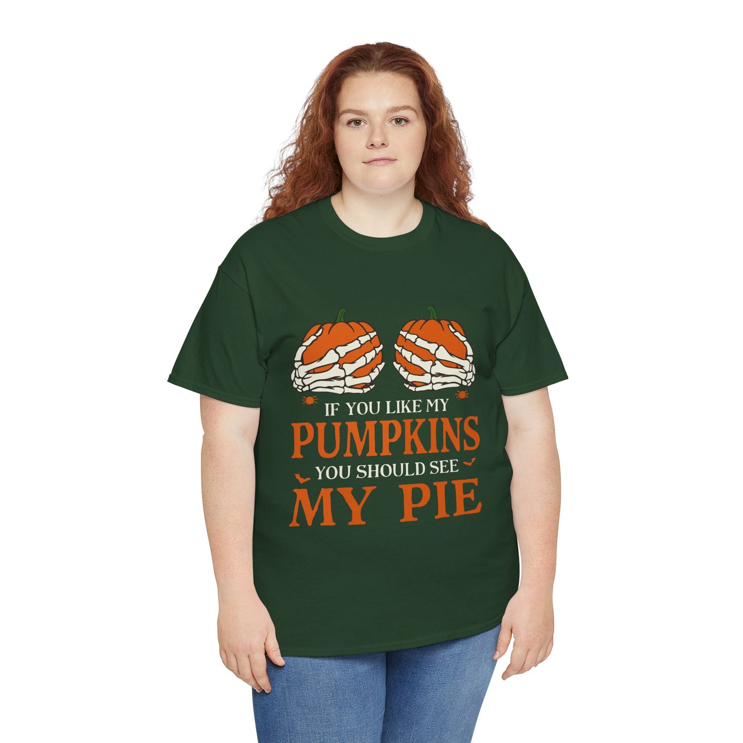 Funny Pumpkin Pie Tee, Halloween Shirt, Fall Fashion, Unisex Graphic Tee, Gift for Thanksgiving, Autumn Apparel