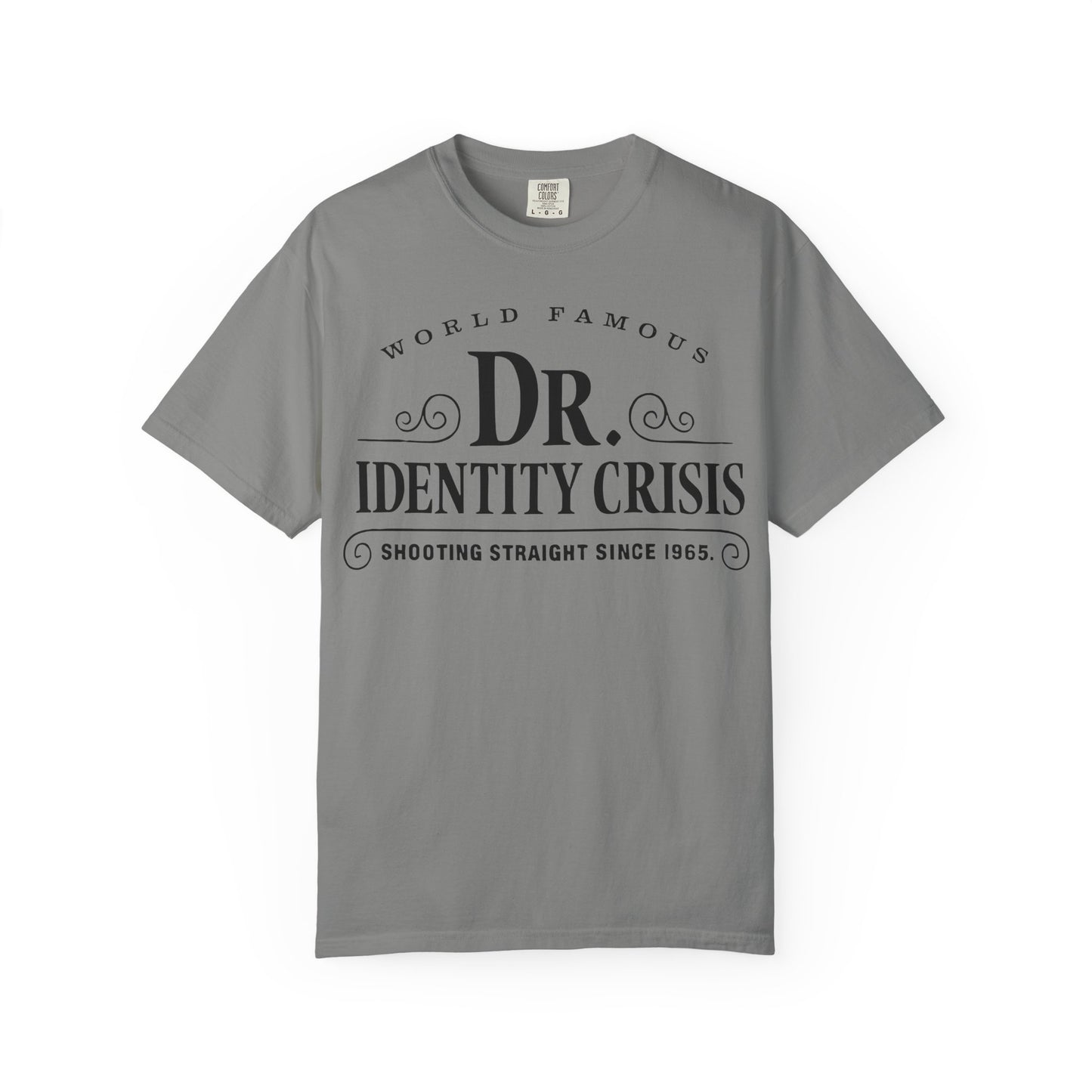Unisex Identity Crisis T-shirt Dr. McGillicuddy's Edition