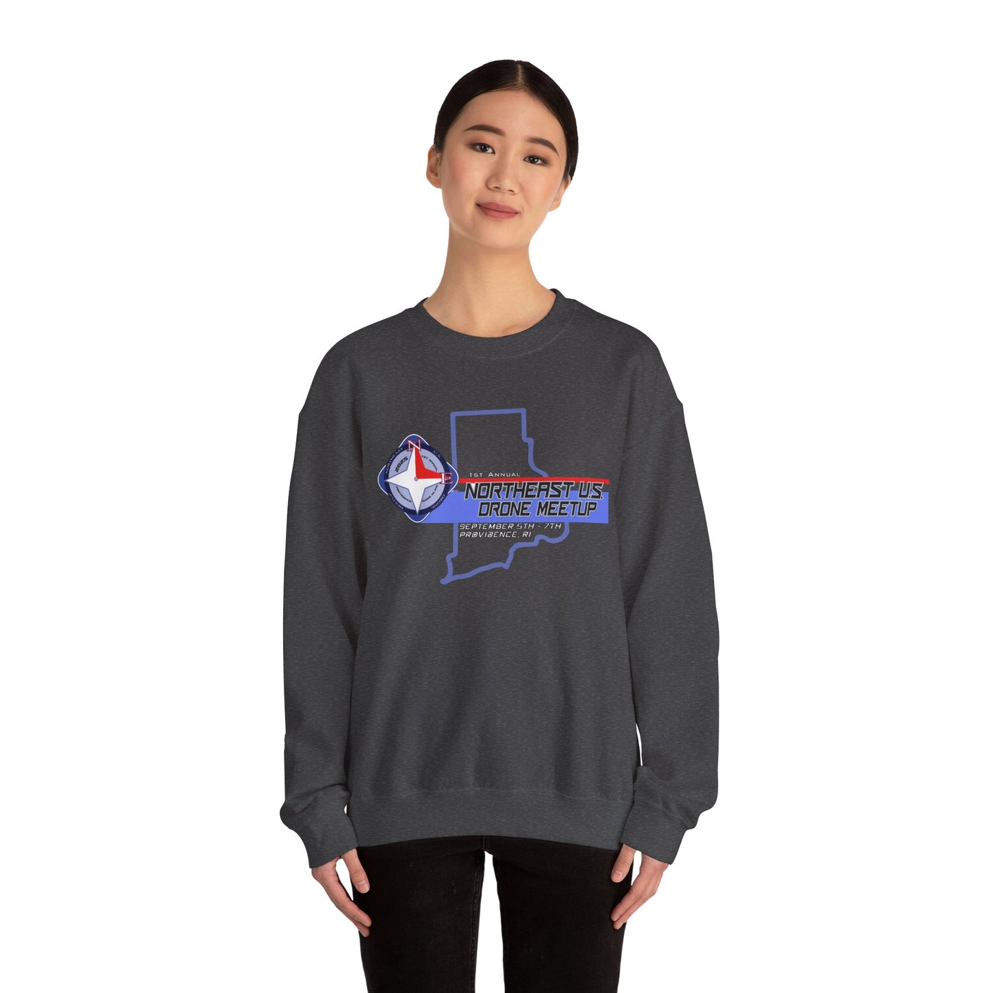 Inaugural Northeast Drone Meetup Crewneck Sweatshirt