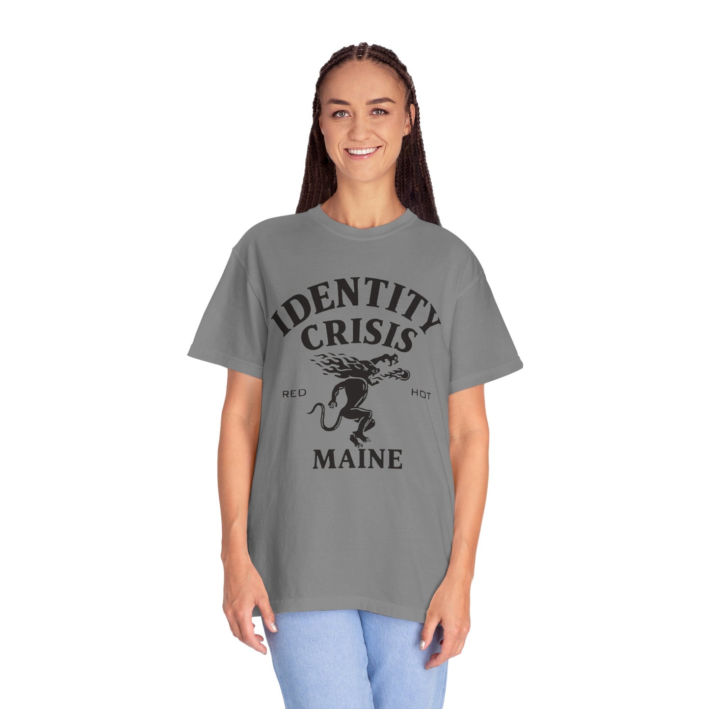 Unisex Identity Crisis T-shirt Fireball Edition