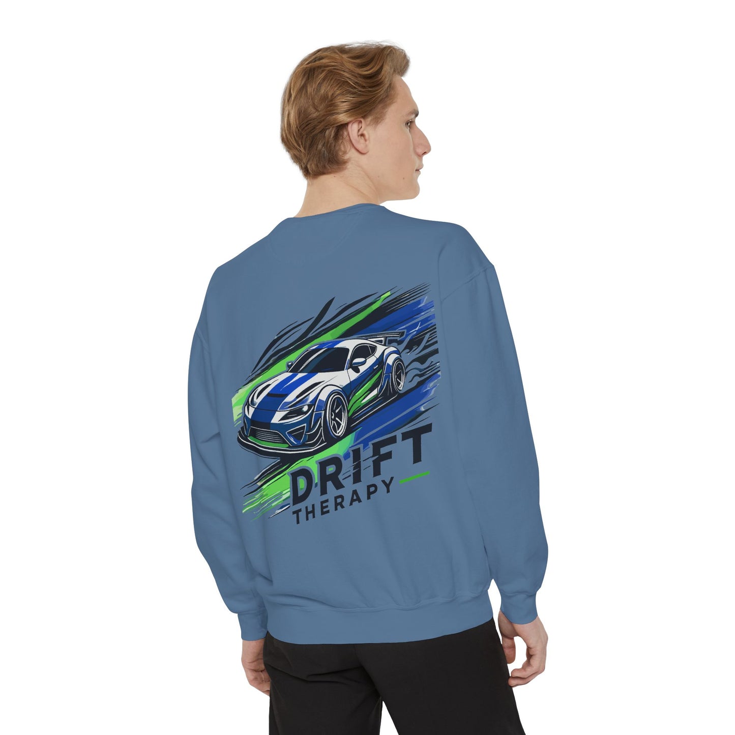 Unisex Sweatshirt - Control the Chaos, Drift Therapy, Casual Wear, Gift for Car Lovers, Everyday Comfort, Streetwear Style