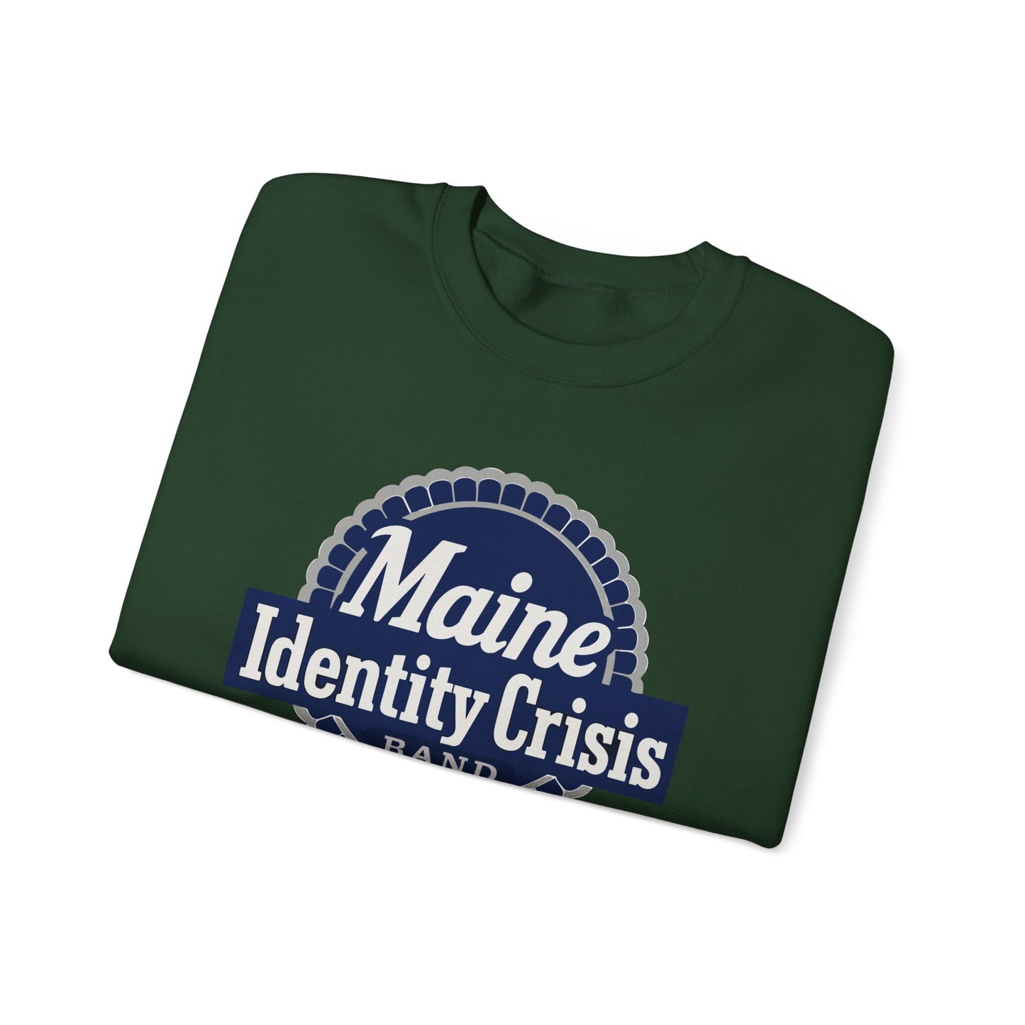 Identity Crisis Unisex Crewneck Sweatshirt Pabst Blue Ribbon Edition