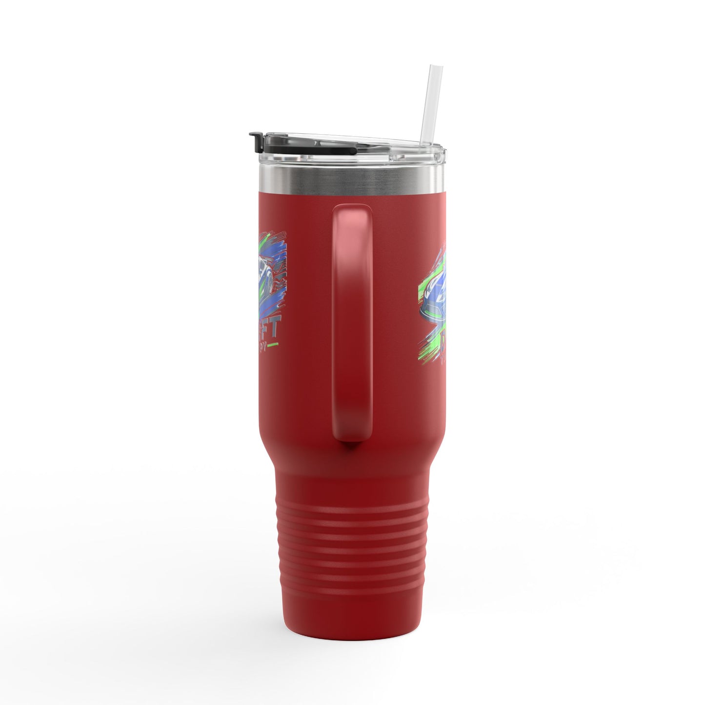 Drift Therapy Insulated Travel Mug | 40oz | Car Enthusiast Gift | Perfect for Road Trips, Coffee Lovers, Sports Fans, Outdoors