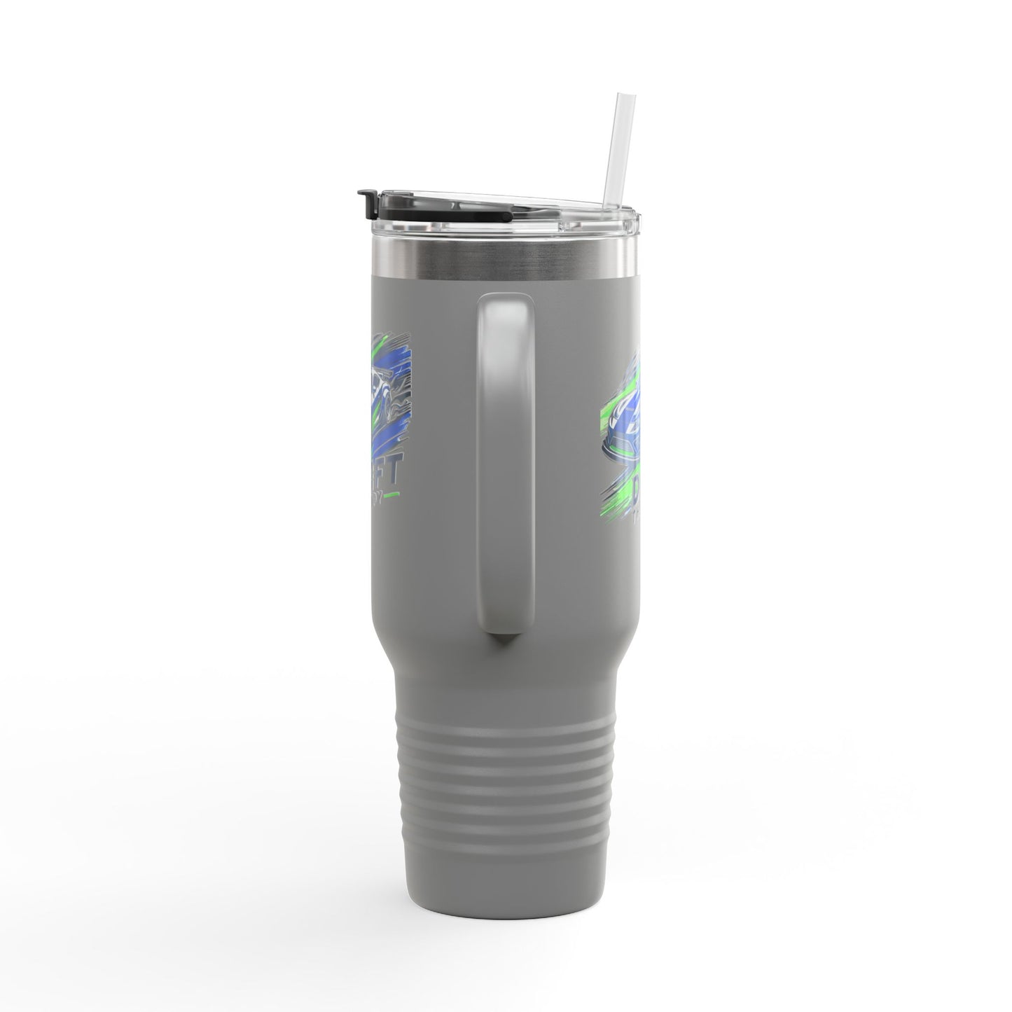 Drift Therapy Insulated Travel Mug | 40oz | Car Enthusiast Gift | Perfect for Road Trips, Coffee Lovers, Sports Fans, Outdoors