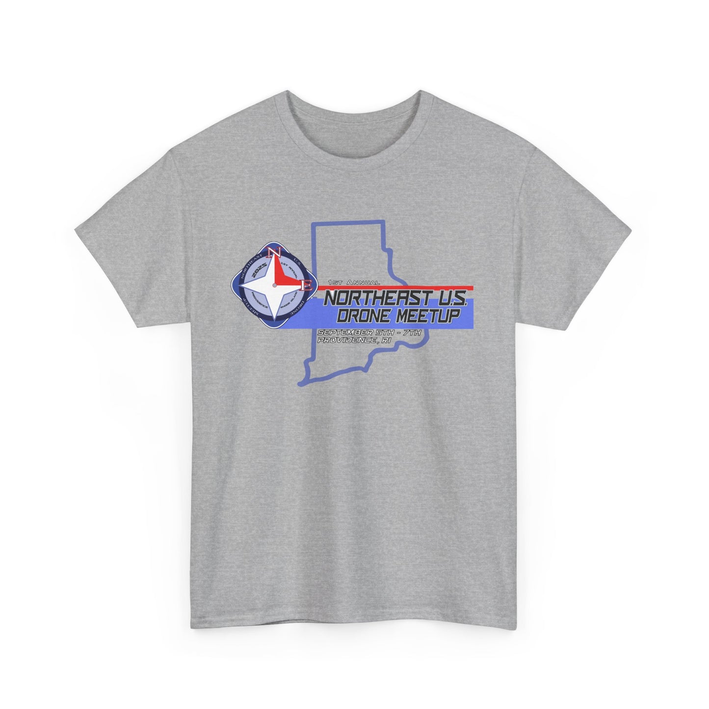 Inaugural Northeast Drone Meetup Unisex Tee, Drone