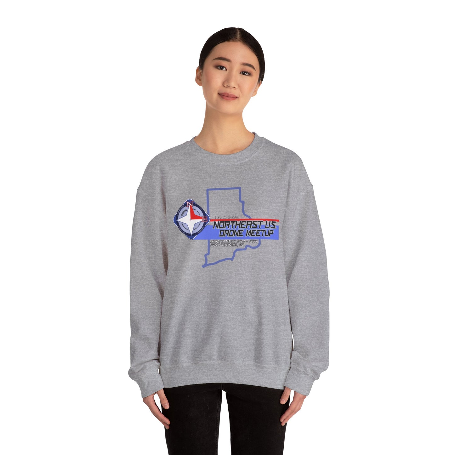 Inaugural Northeast Drone Meetup Crewneck Sweatshirt