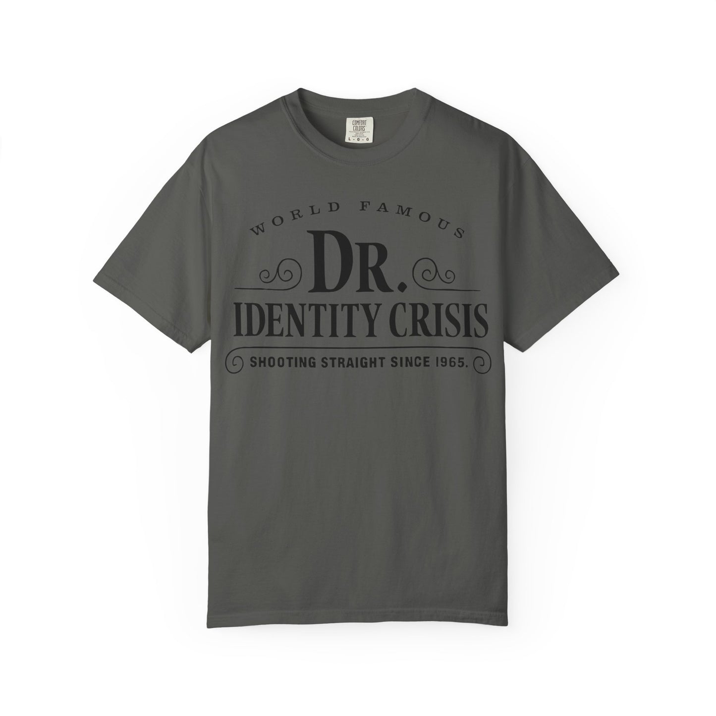 Unisex Identity Crisis T-shirt Dr. McGillicuddy's Edition