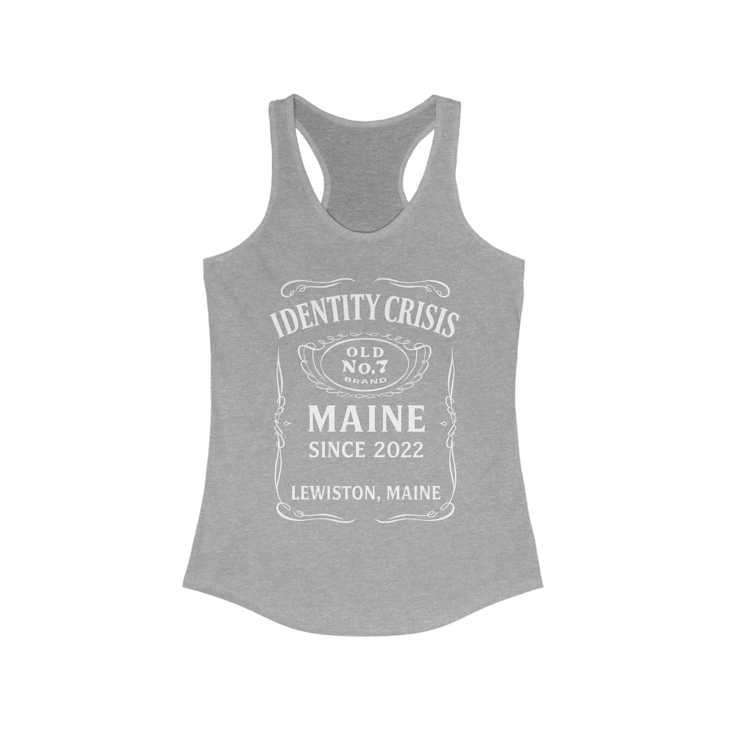 Identity Crisis Women's Racerback Tank Jack Daniel's Edition