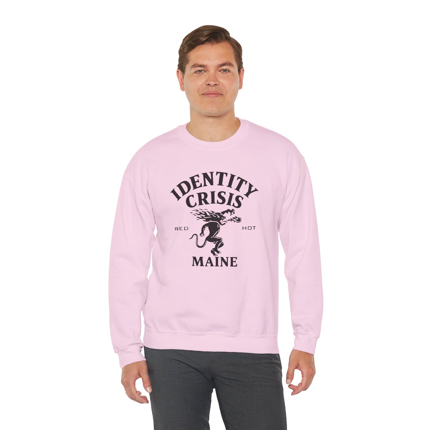 Identity Crisis Unisex Crewneck Sweatshirt Fireball Edition