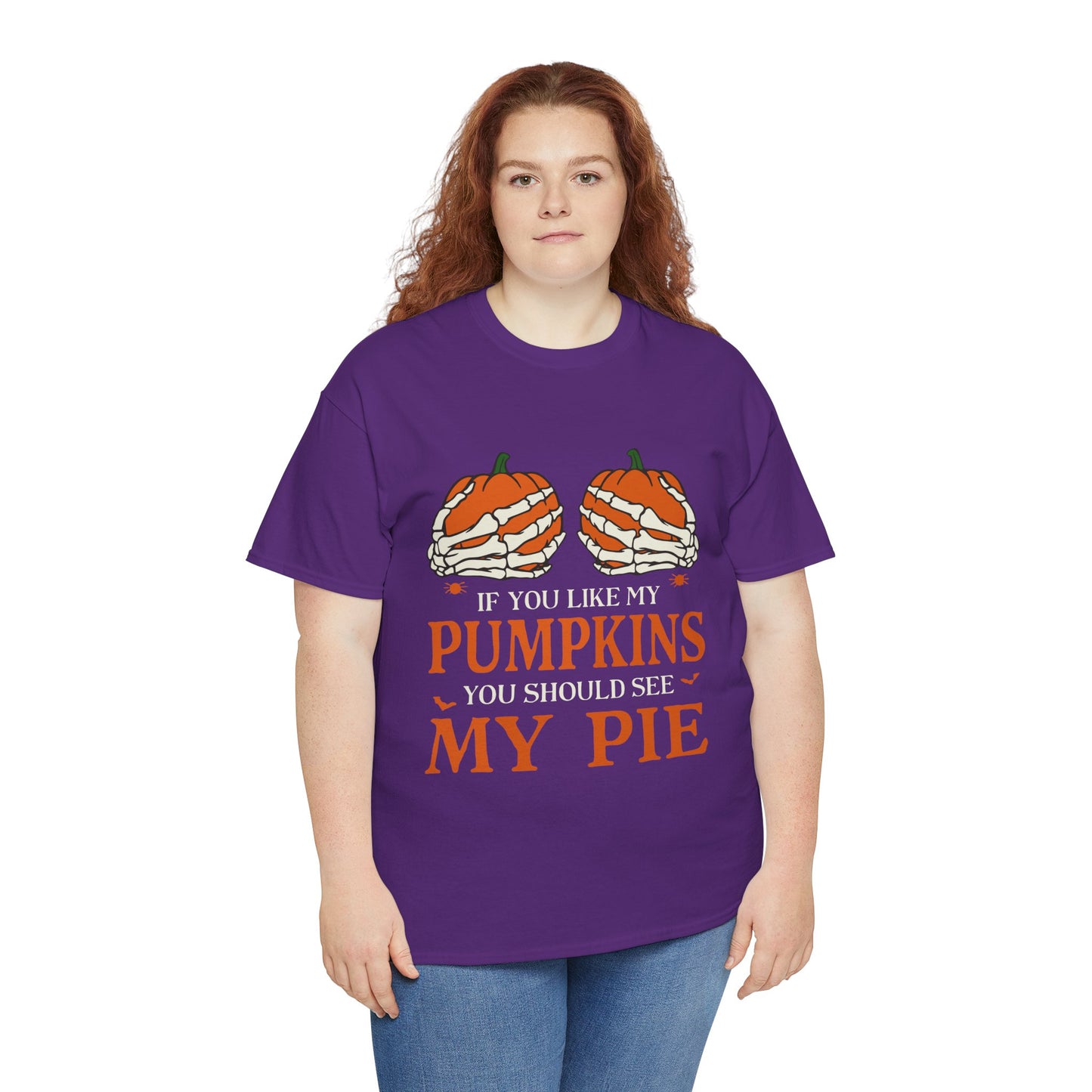 Funny Pumpkin Pie Tee, Halloween Shirt, Fall Fashion, Unisex Graphic Tee, Gift for Thanksgiving, Autumn Apparel