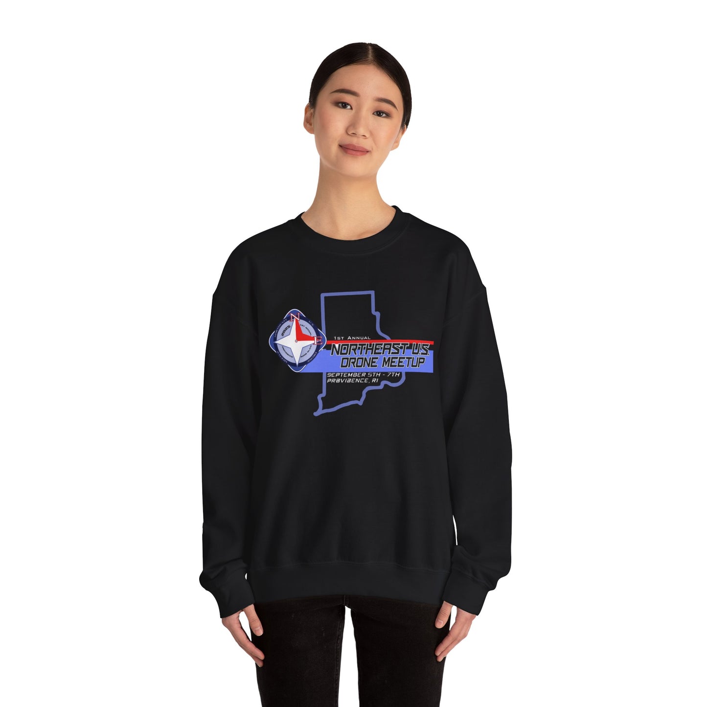 Inaugural Northeast Drone Meetup Crewneck Sweatshirt