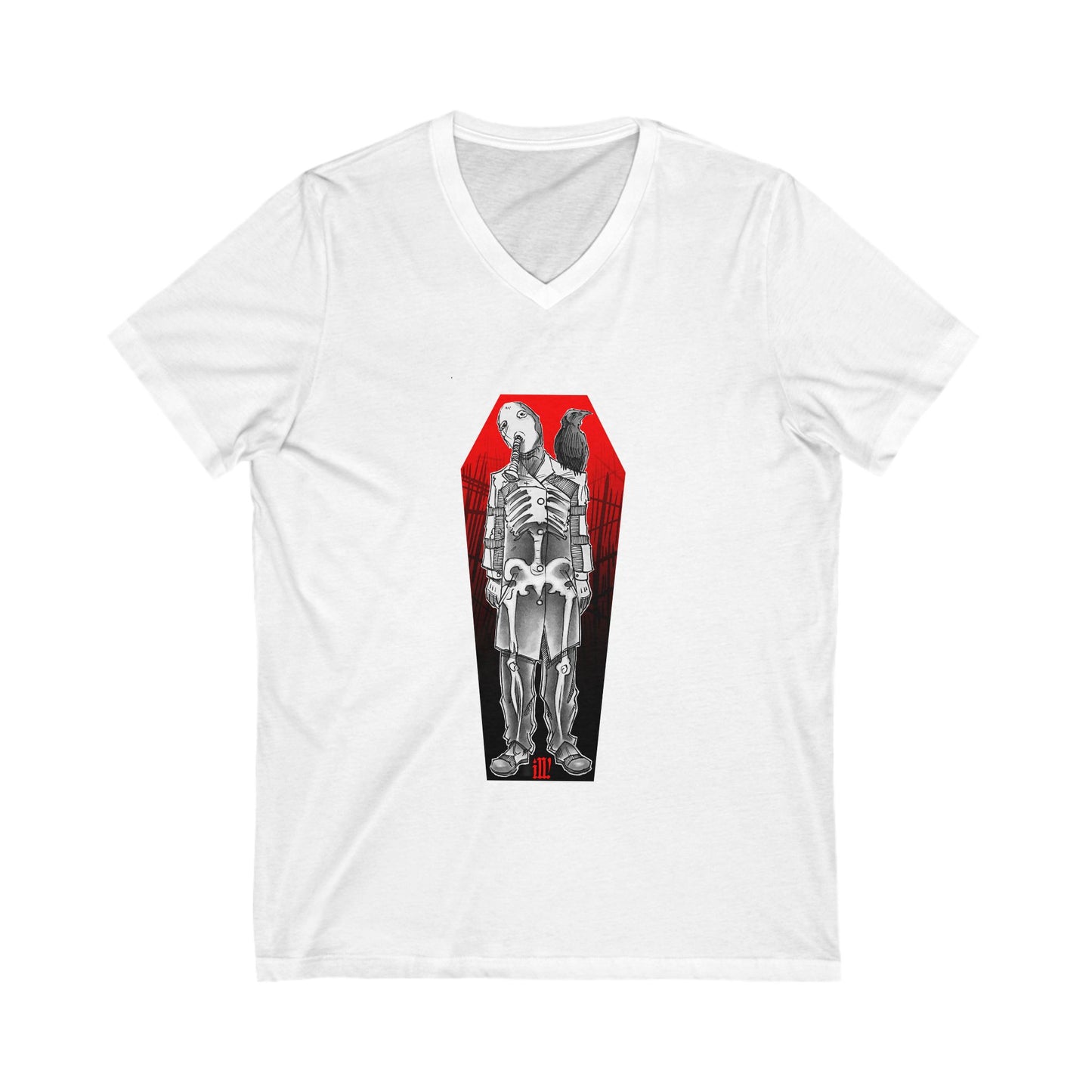 Ill! Artestry Coffin Dr. Nightmare V-Neck Tee