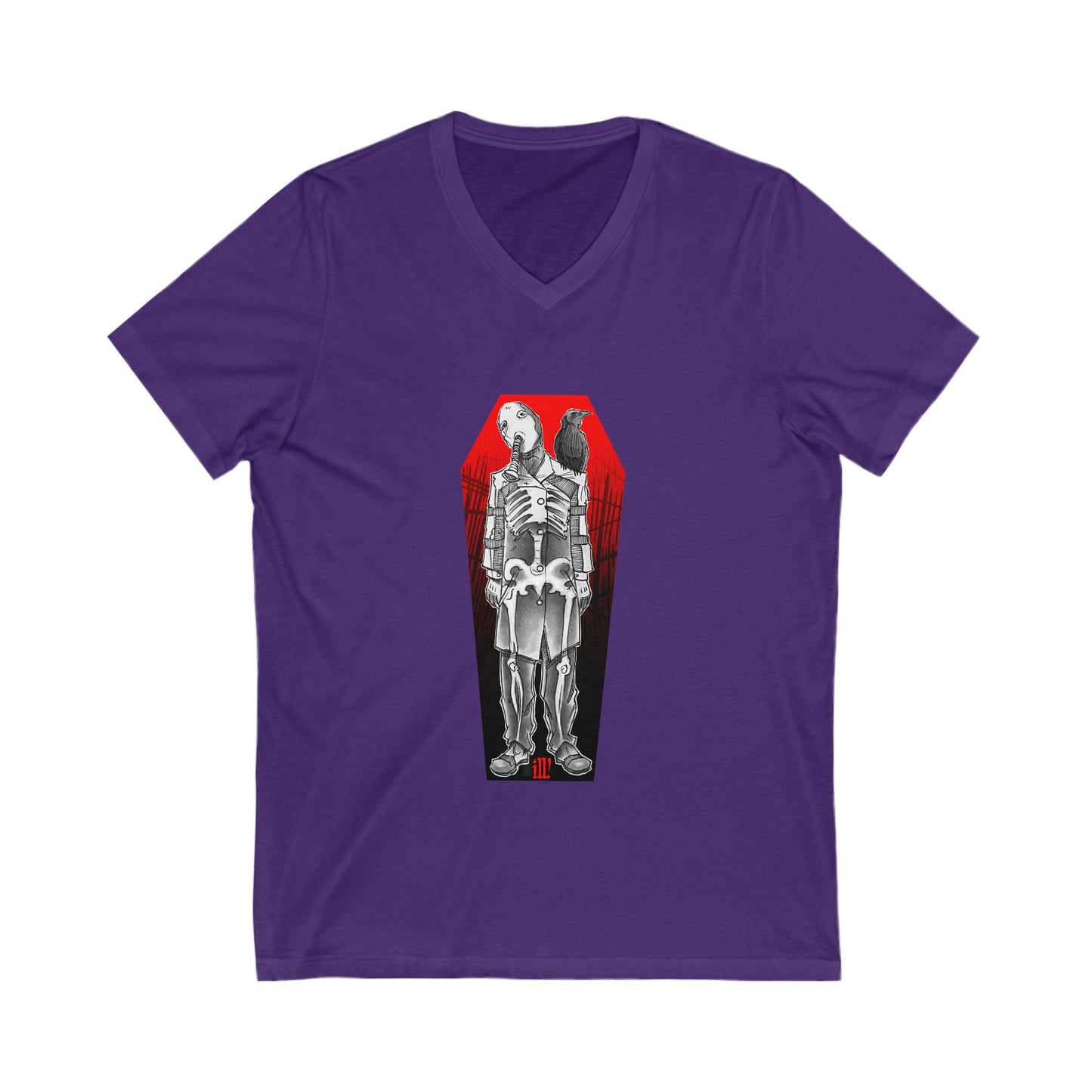 Ill! Artestry Coffin Dr. Nightmare V-Neck Tee