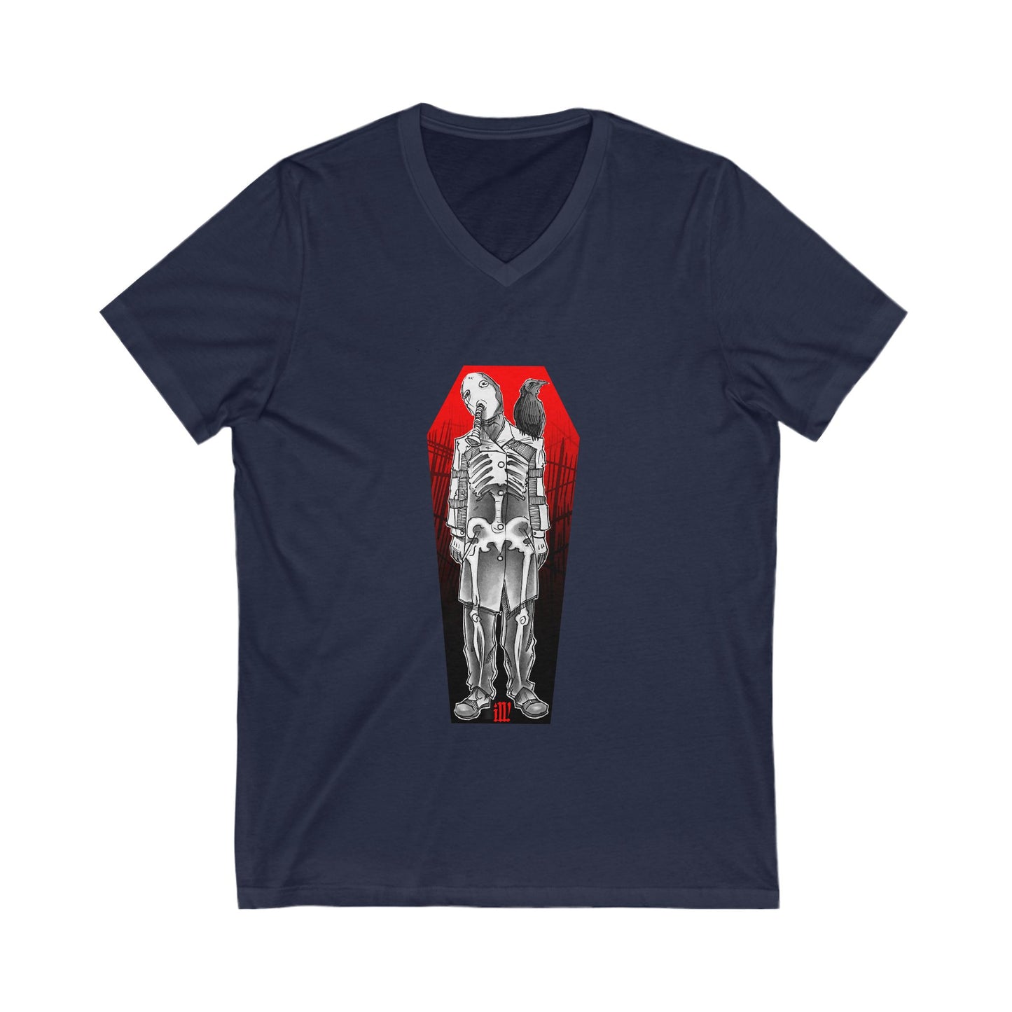 Ill! Artestry Coffin Dr. Nightmare V-Neck Tee