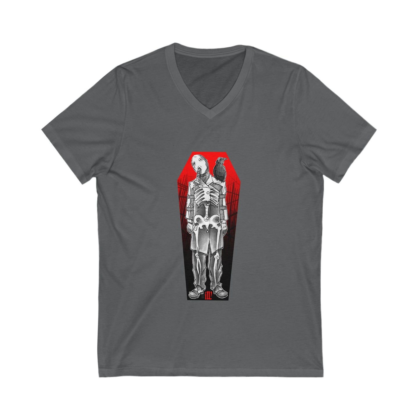 Ill! Artestry Coffin Dr. Nightmare V-Neck Tee