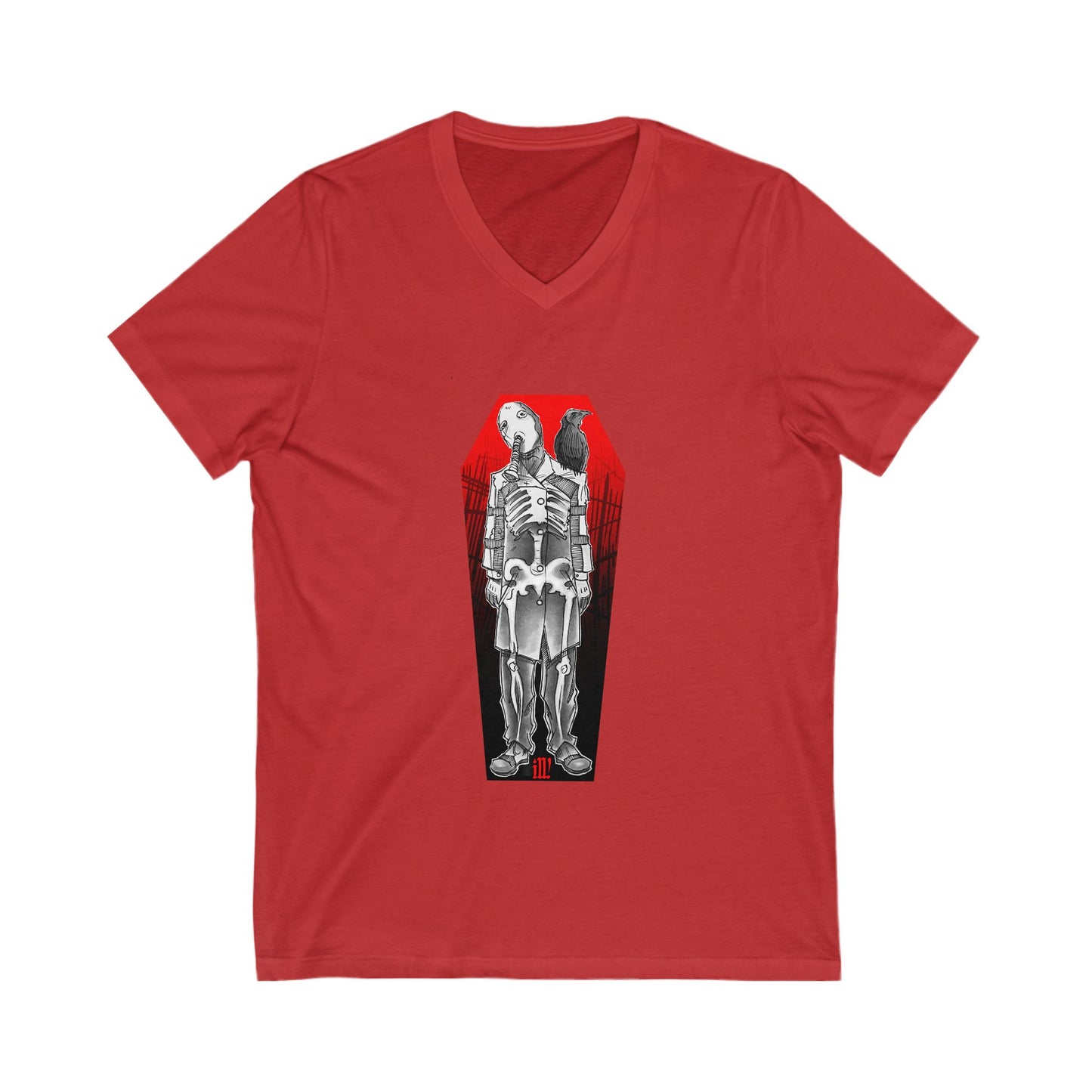 Ill! Artestry Coffin Dr. Nightmare V-Neck Tee