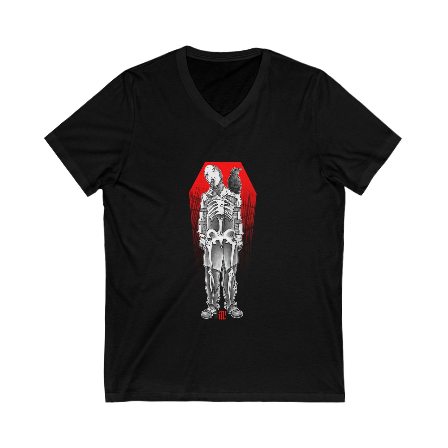 Ill! Artestry Coffin Dr. Nightmare V-Neck Tee
