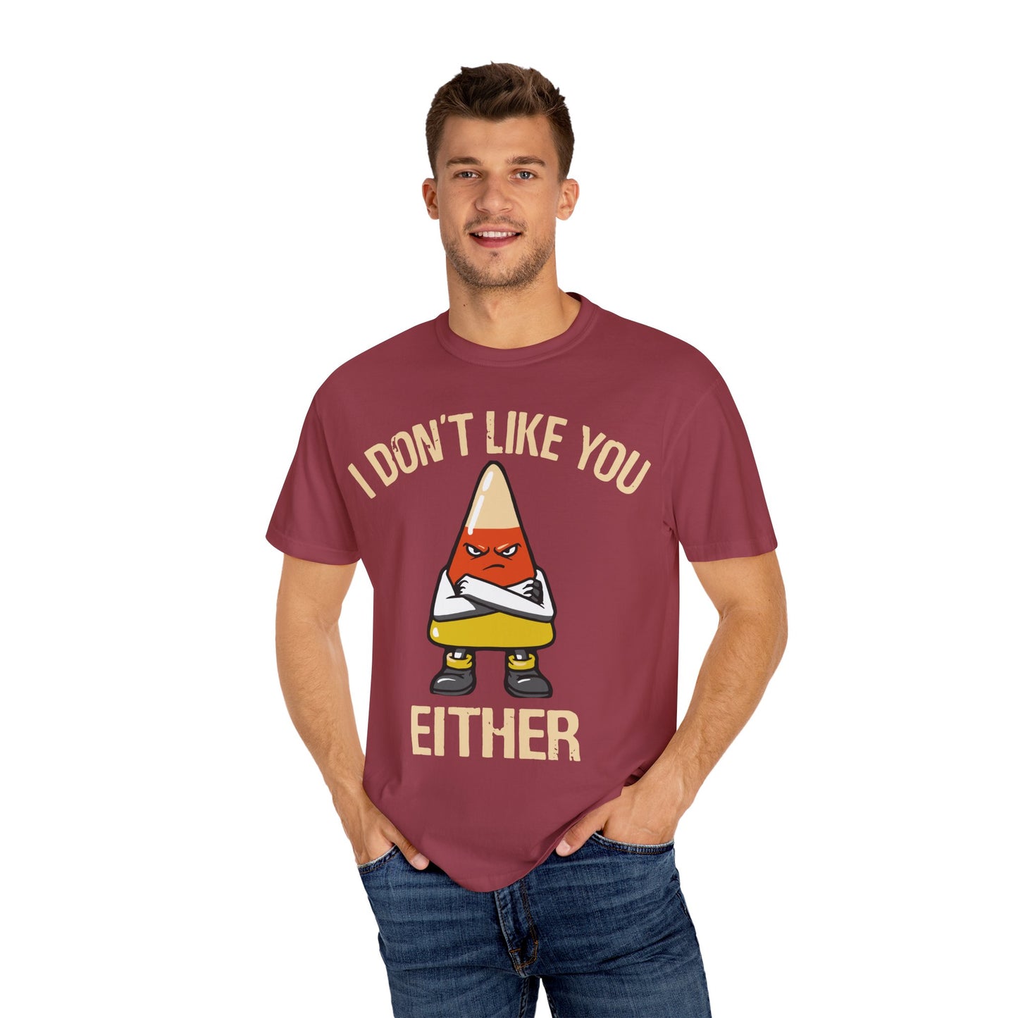 Candy Corn Unisex Garment-Dyed T-shirt