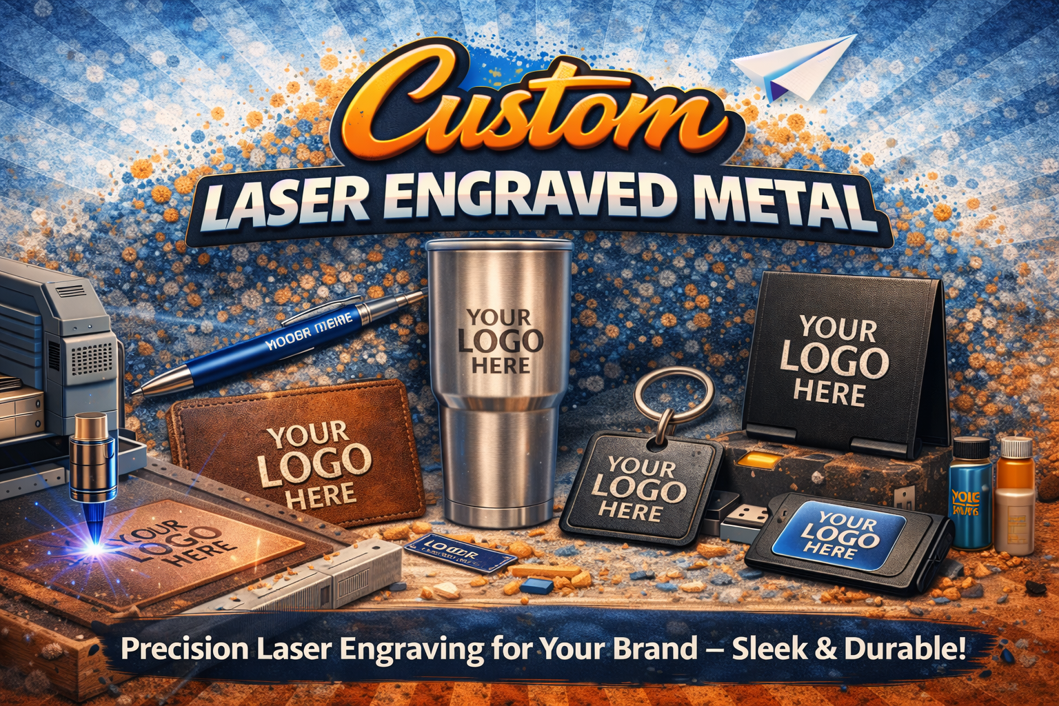 Laser Engraved Metal