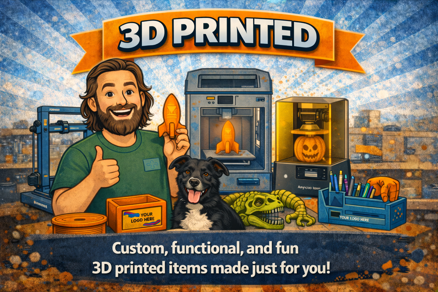 3D Printed
