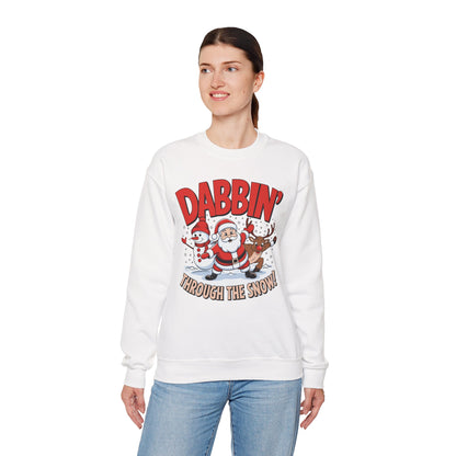 Dabbin' Through The Snow Christmas Sweatshirt