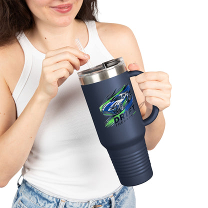 Drift Therapy Insulated Travel Mug | 40oz | Car Enthusiast Gift | Perfect for Road Trips, Coffee Lovers, Sports Fans, Outdoors