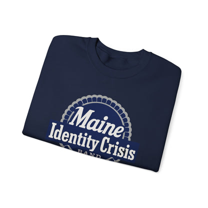 Identity Crisis Unisex Crewneck Sweatshirt Pabst Blue Ribbon Edition