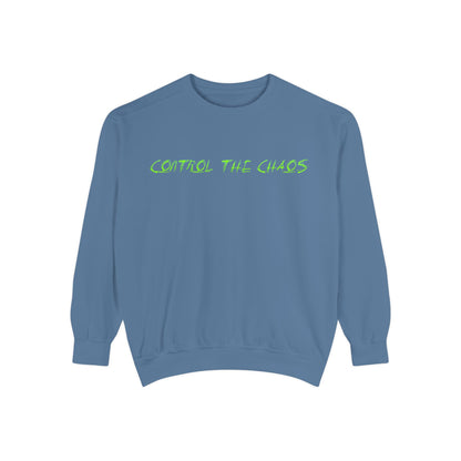 Unisex Sweatshirt - Control the Chaos, Drift Therapy, Casual Wear, Gift for Car Lovers, Everyday Comfort, Streetwear Style