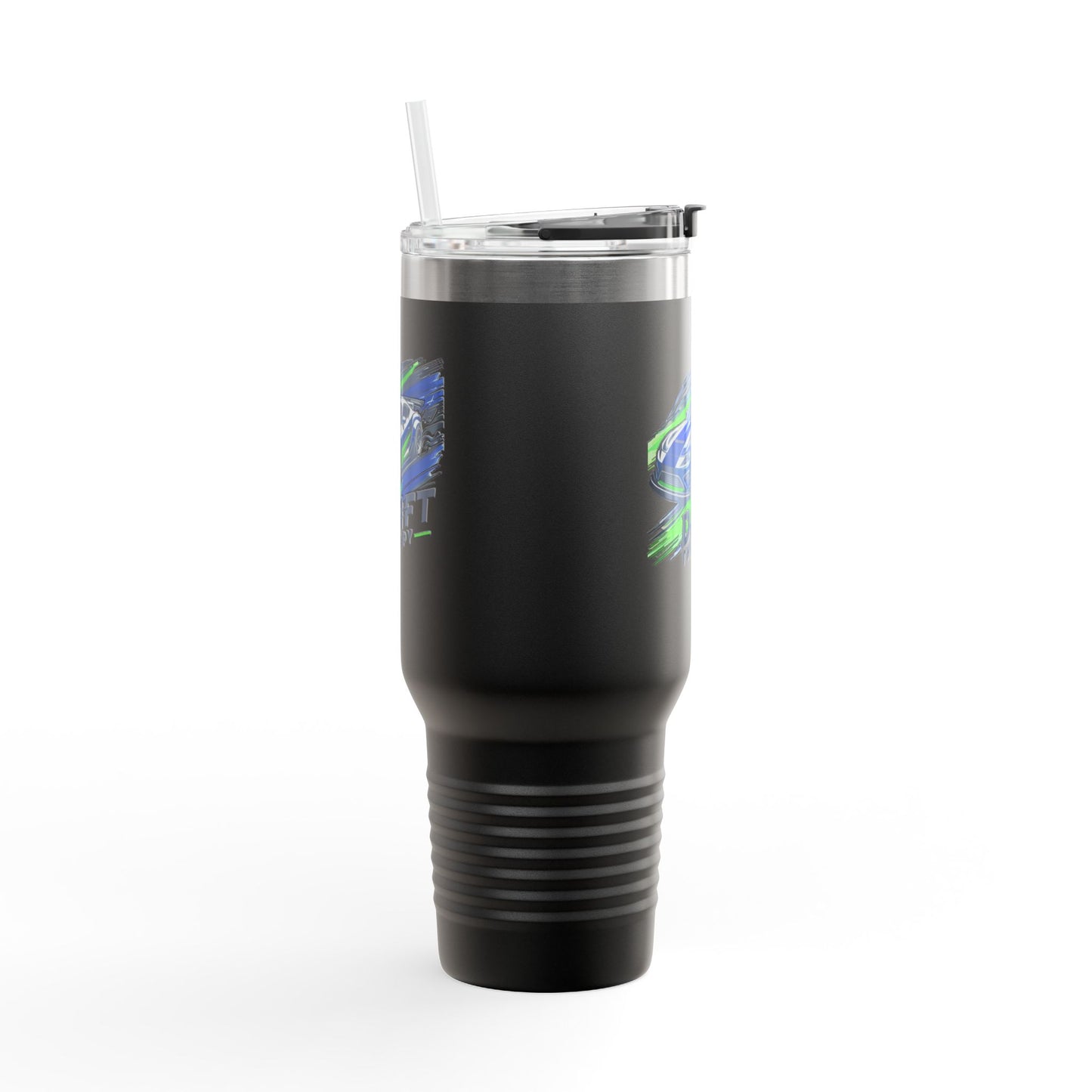 Drift Therapy Insulated Travel Mug | 40oz | Car Enthusiast Gift | Perfect for Road Trips, Coffee Lovers, Sports Fans, Outdoors