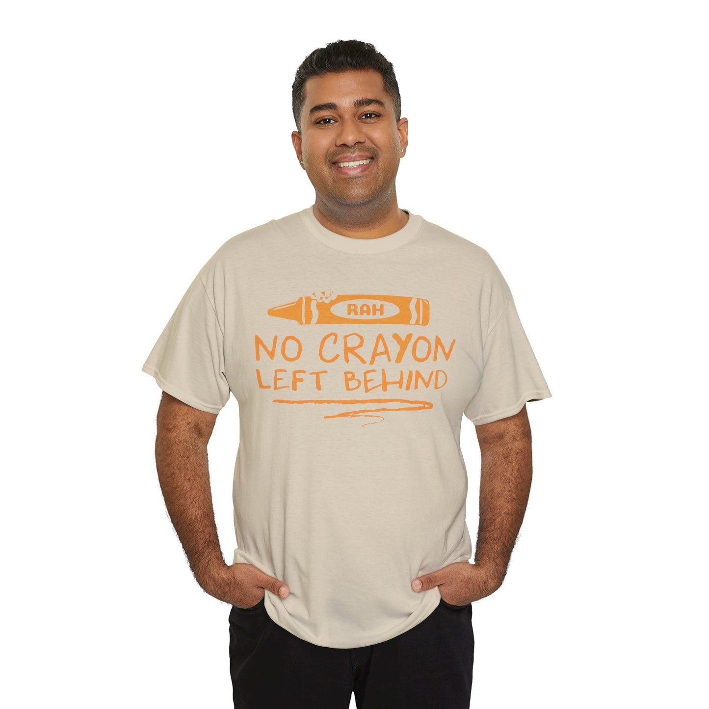 USMC No Crayon Left Behind Unisex Cotton Tee