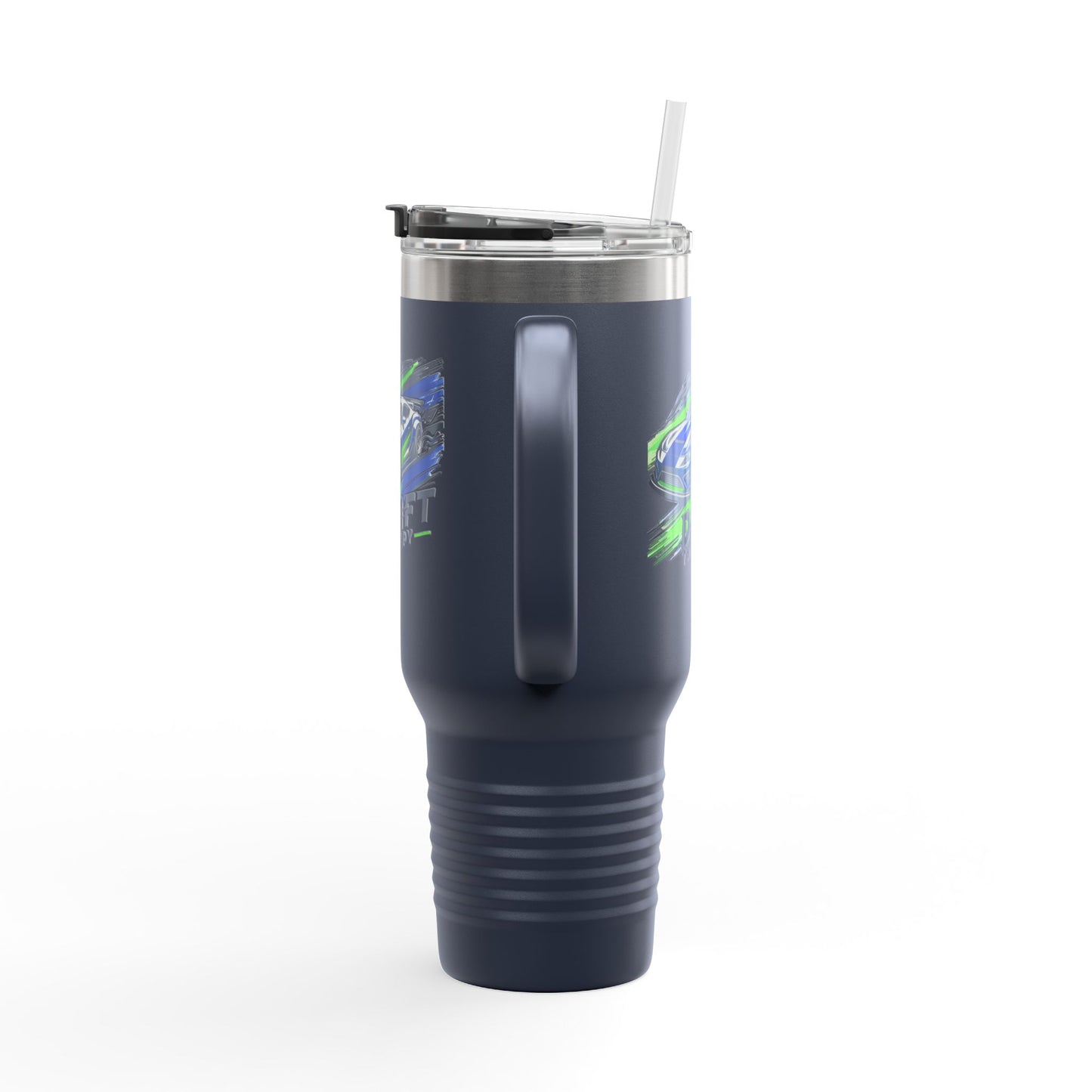 Drift Therapy Insulated Travel Mug | 40oz | Car Enthusiast Gift | Perfect for Road Trips, Coffee Lovers, Sports Fans, Outdoors