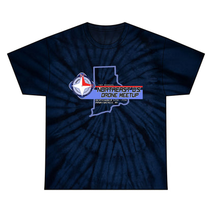 Inaugural Northeast Drone Meetup Unisex Tie Dye Cotton Tee