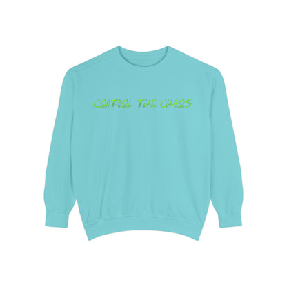 Unisex Sweatshirt - Control the Chaos, Drift Therapy, Casual Wear, Gift for Car Lovers, Everyday Comfort, Streetwear Style